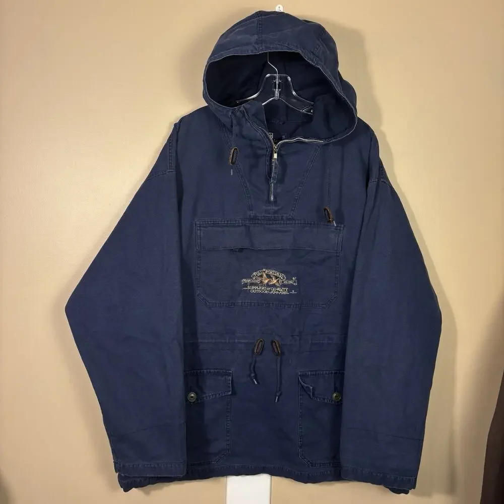 Vintage Polo Ralph Lauren Sportsman Jacket Mens Large 90s Hooded Anorak Country
